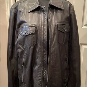 Men’s Black leather Jacket